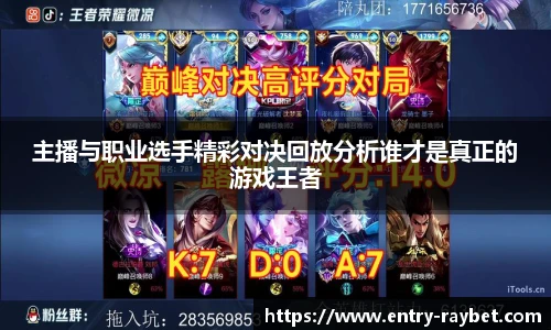 主播与职业选手精彩对决回放分析谁才是真正的游戏王者